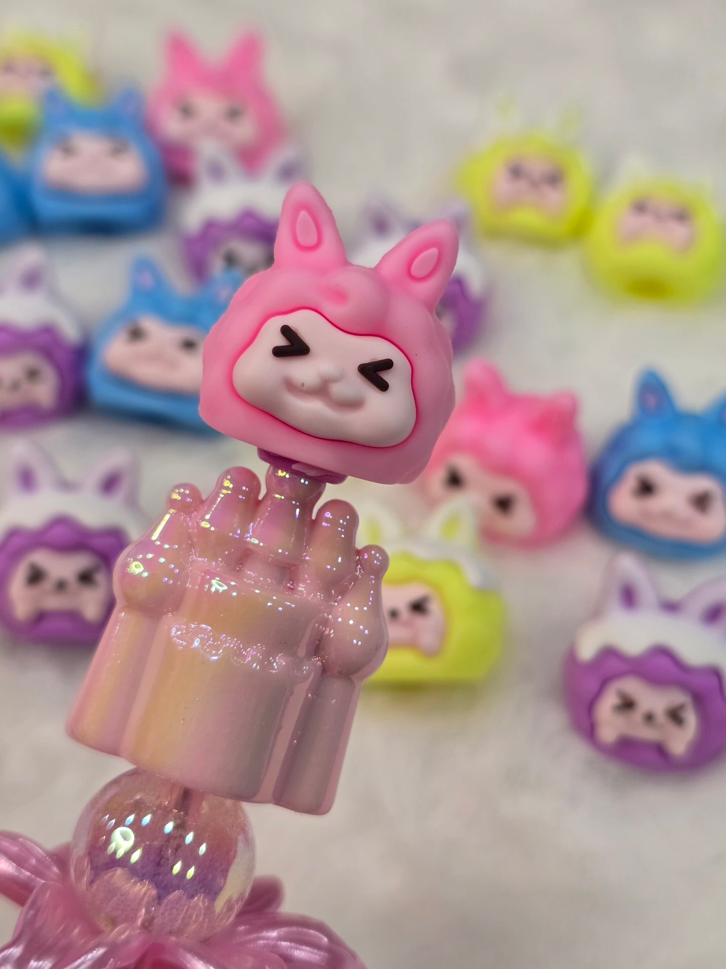Silicon pen/pencil topper 10pcs set