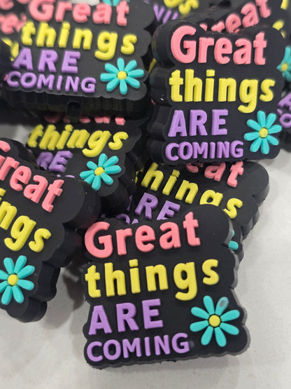 Focal Beads Great Things are coming
