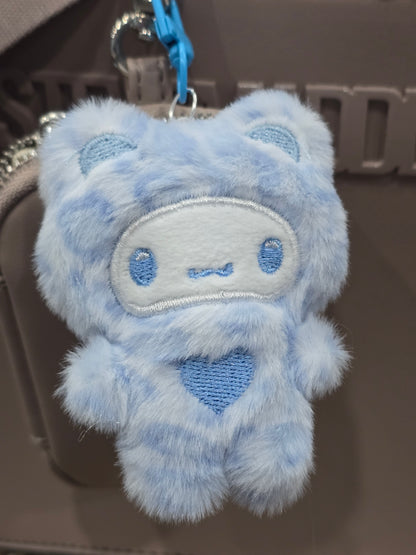 Plushie Keychain-  Light blue HK