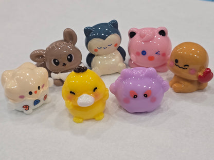 Poke set-  3D charms