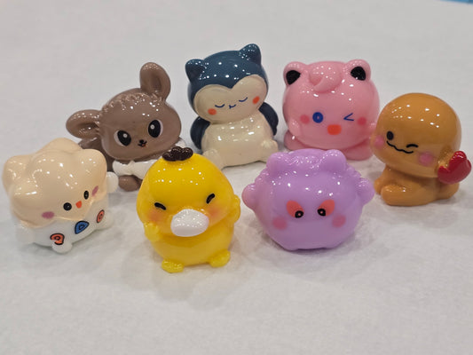 Poke set-  3D charms
