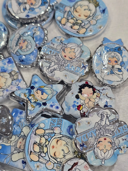 SP blue mix beads
