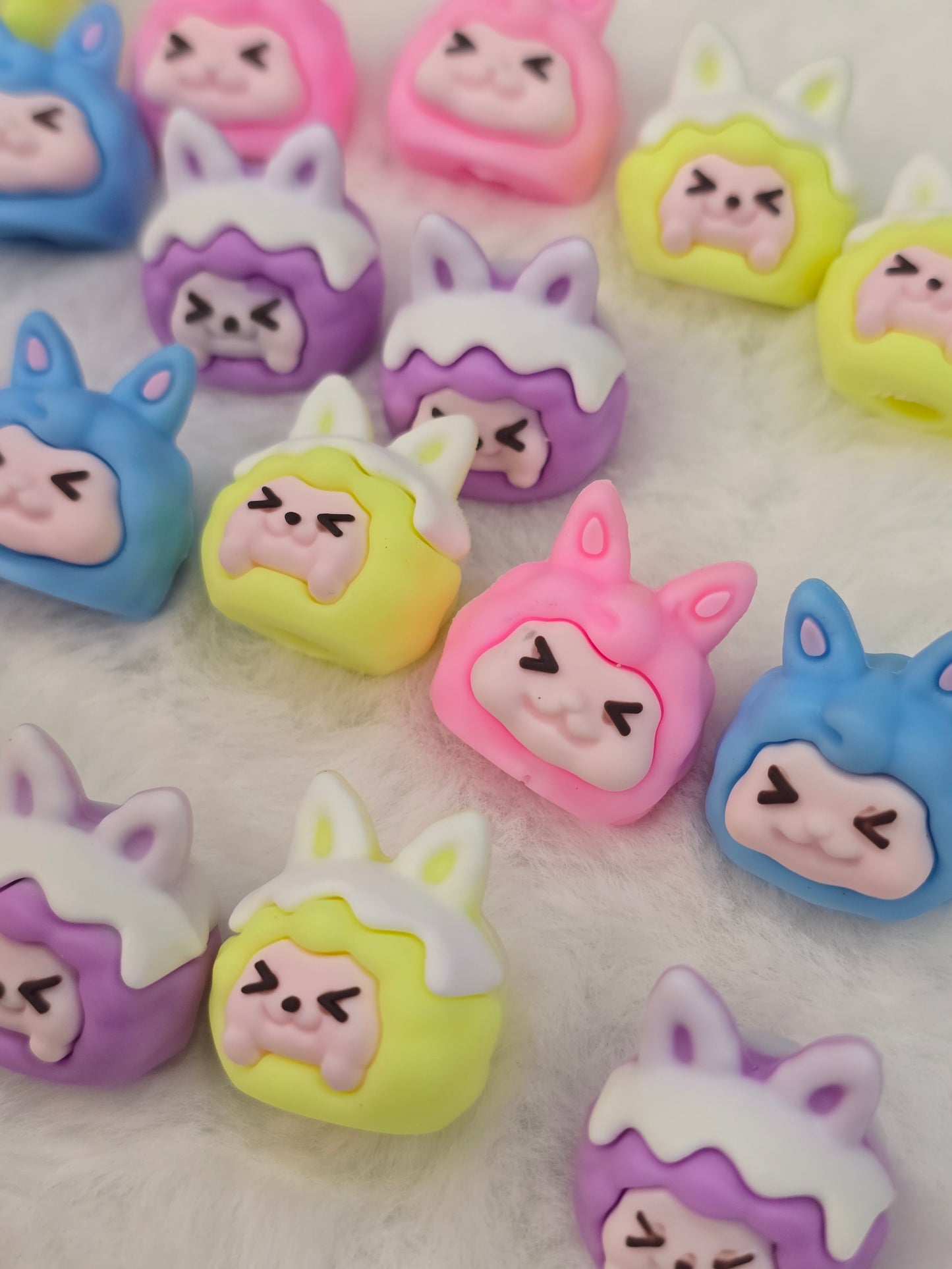 Silicon pen/pencil topper 10pcs set