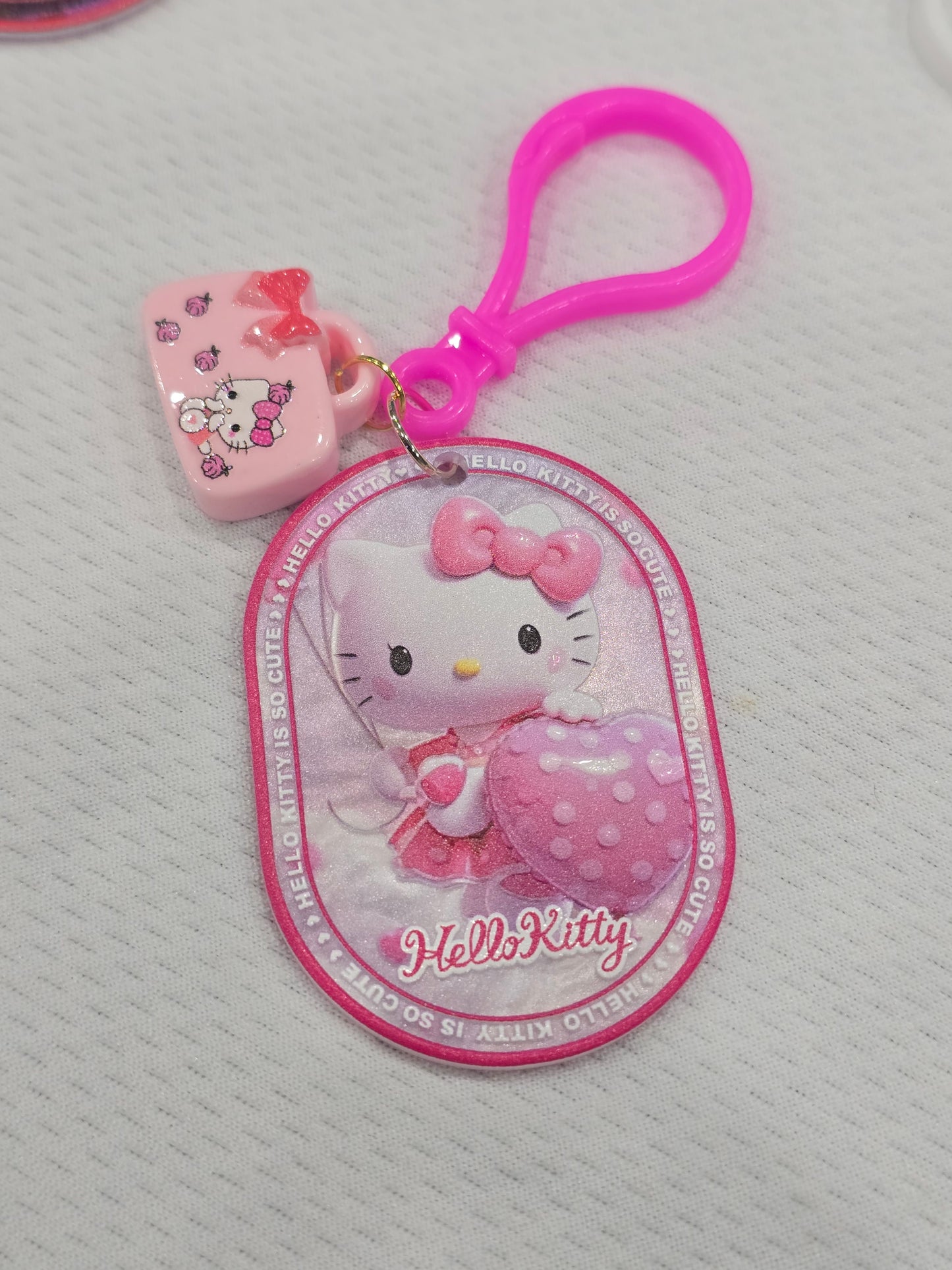 HK Acrylic Keychains with charms