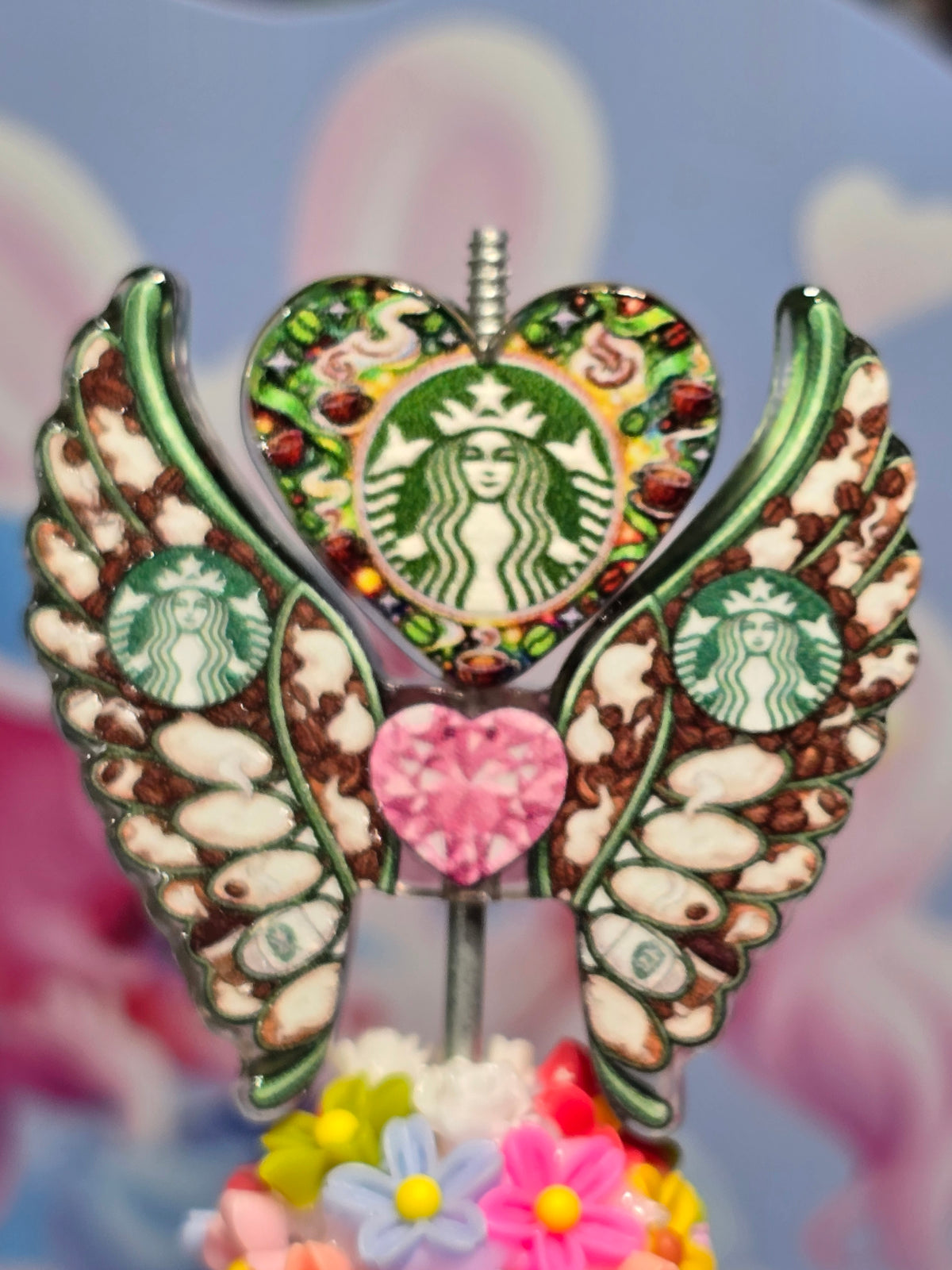 Acrylic bow set Focal- SB coffee