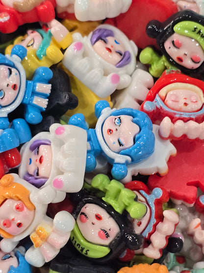 SP flat back charms