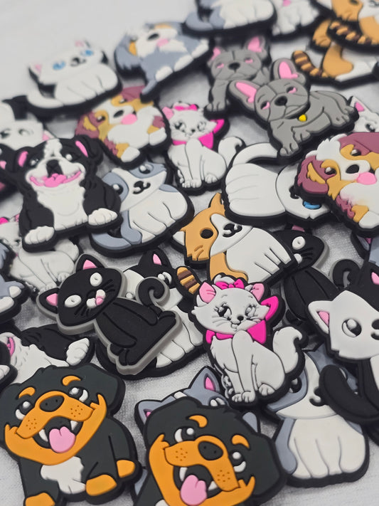 Cat & Dog Croc Charms-  $7/10pcs