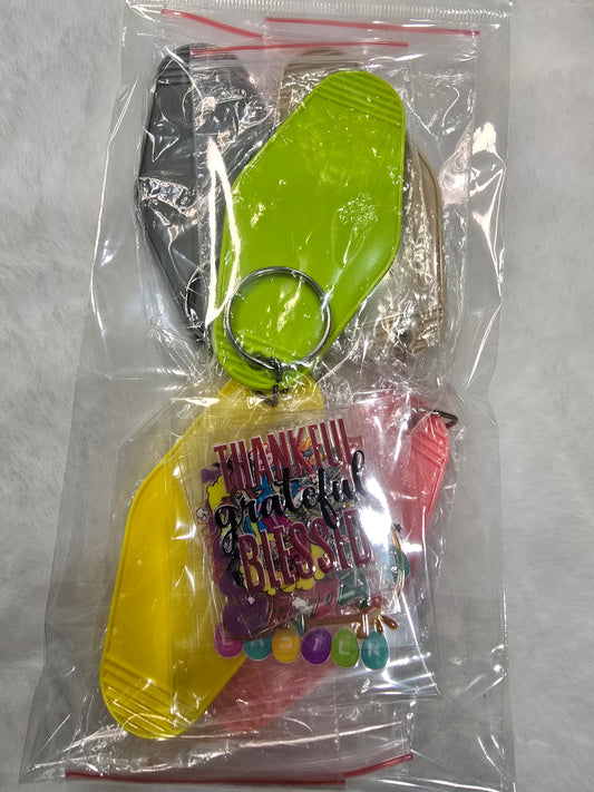 Motel Keychain with decals bundle