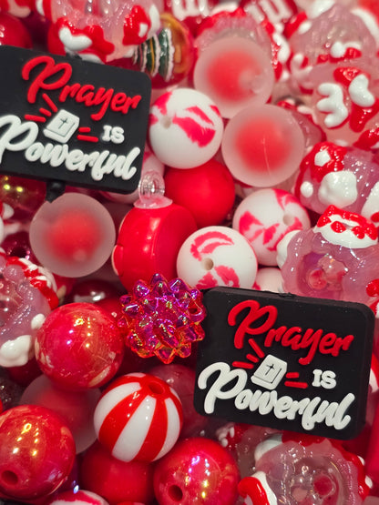 Red Mix beads and focals
