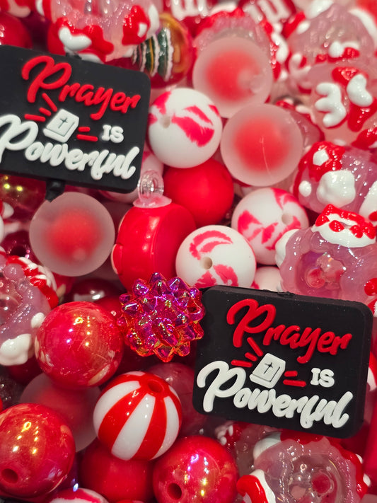Red Mix beads and focals