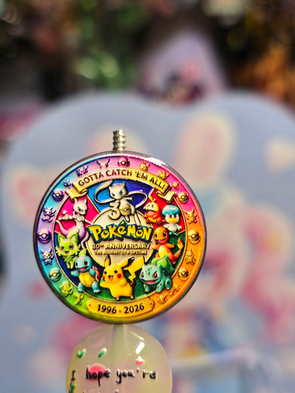 Acrylic Focal beads- Poke