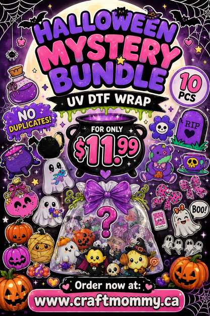 UV DTF Halloween Bundle- 10pcs
