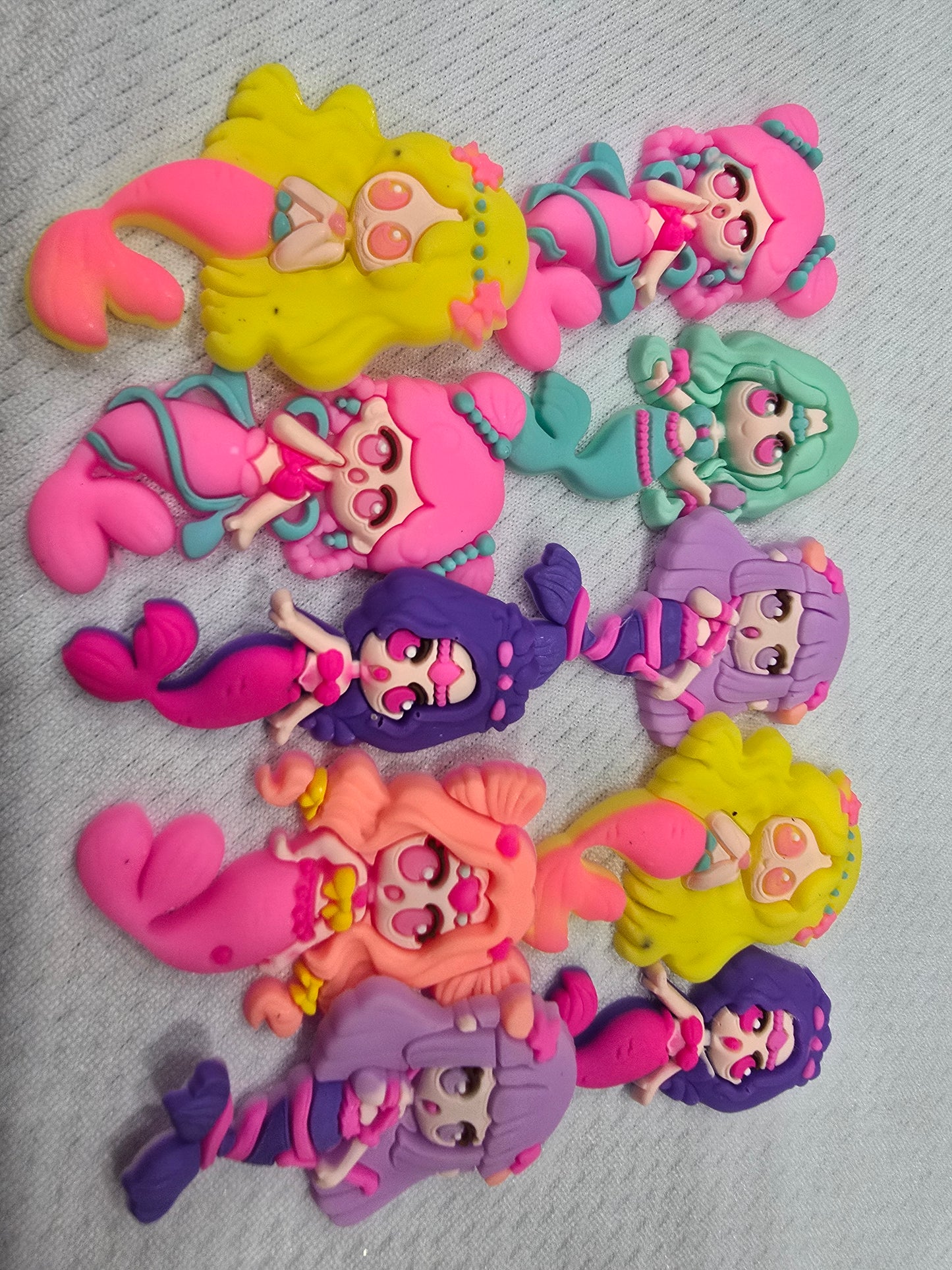 Mermaids croc charms -  $7/10pcs