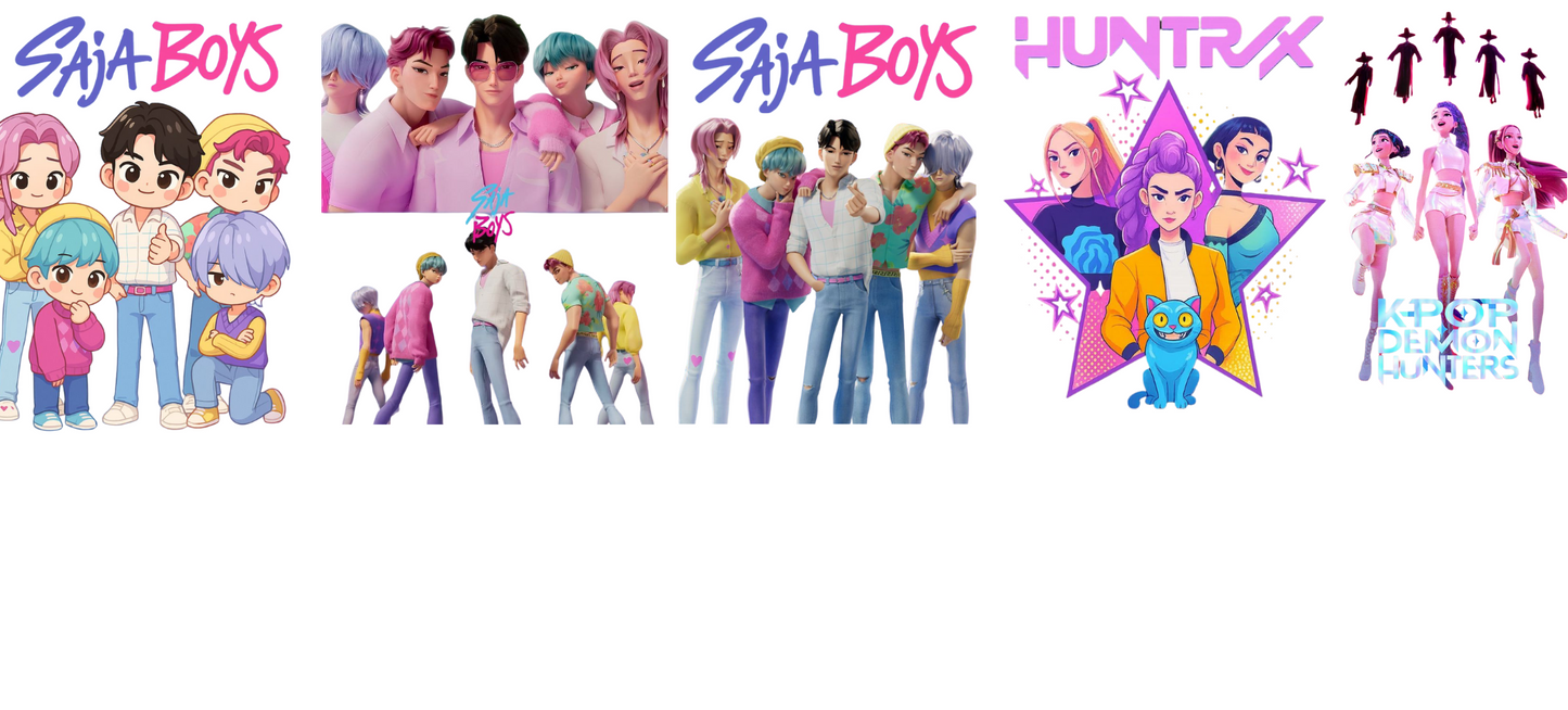 Saja boys and hentrix  Hand sanitizer decals