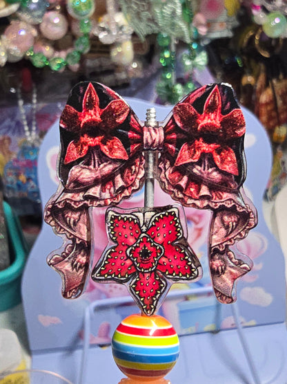 Acrylic bow set Focal- Stranger Things