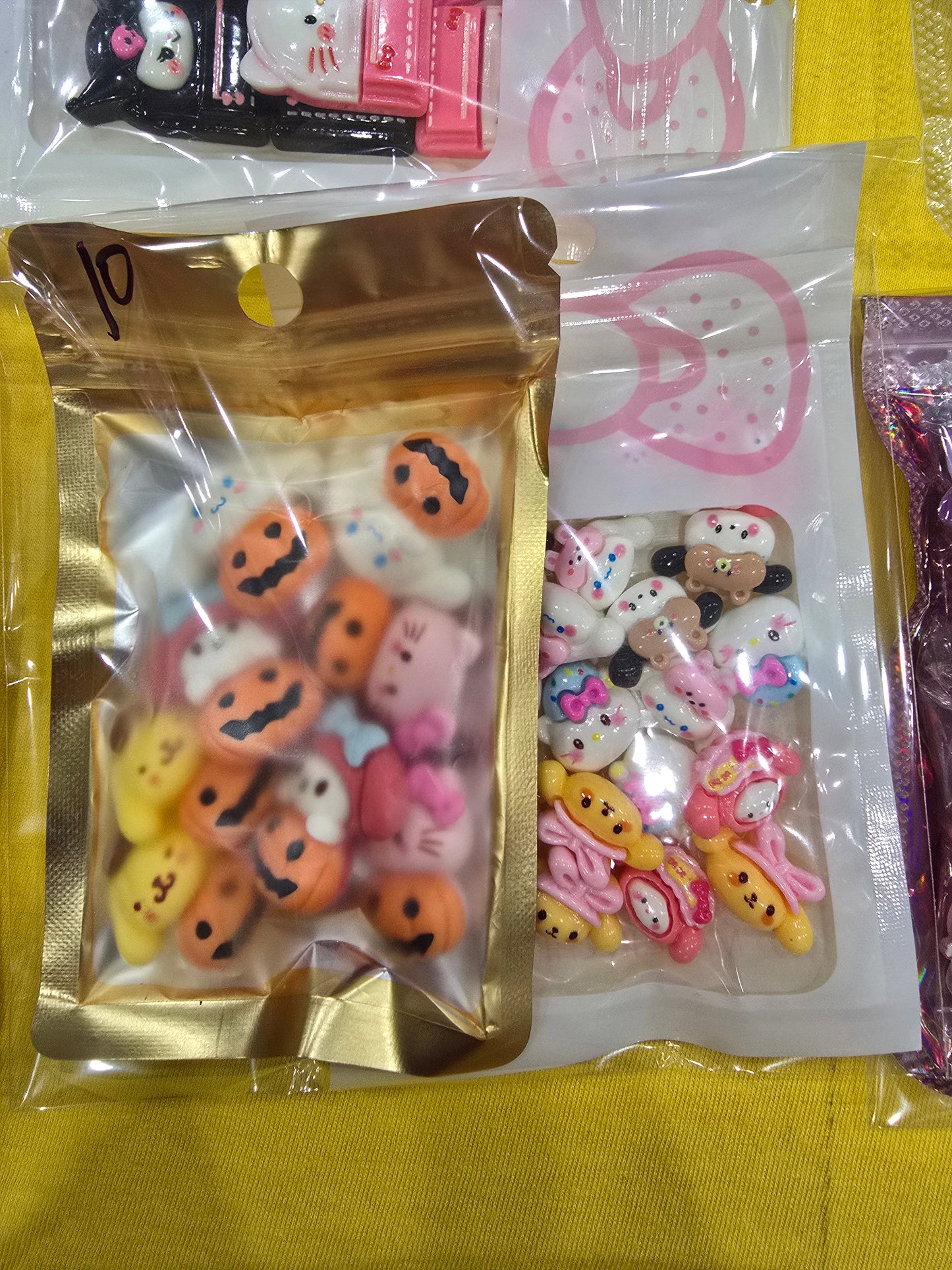 Clearance Charms flat back packs batch #2