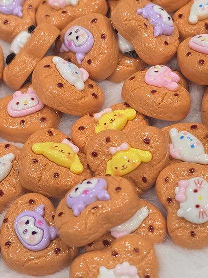Heart cookie Flat back Charms