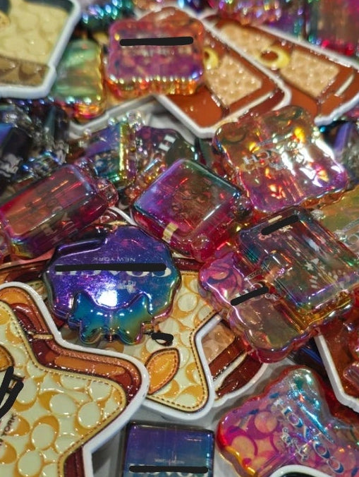 Luxury CH Acrylics pendant and beads