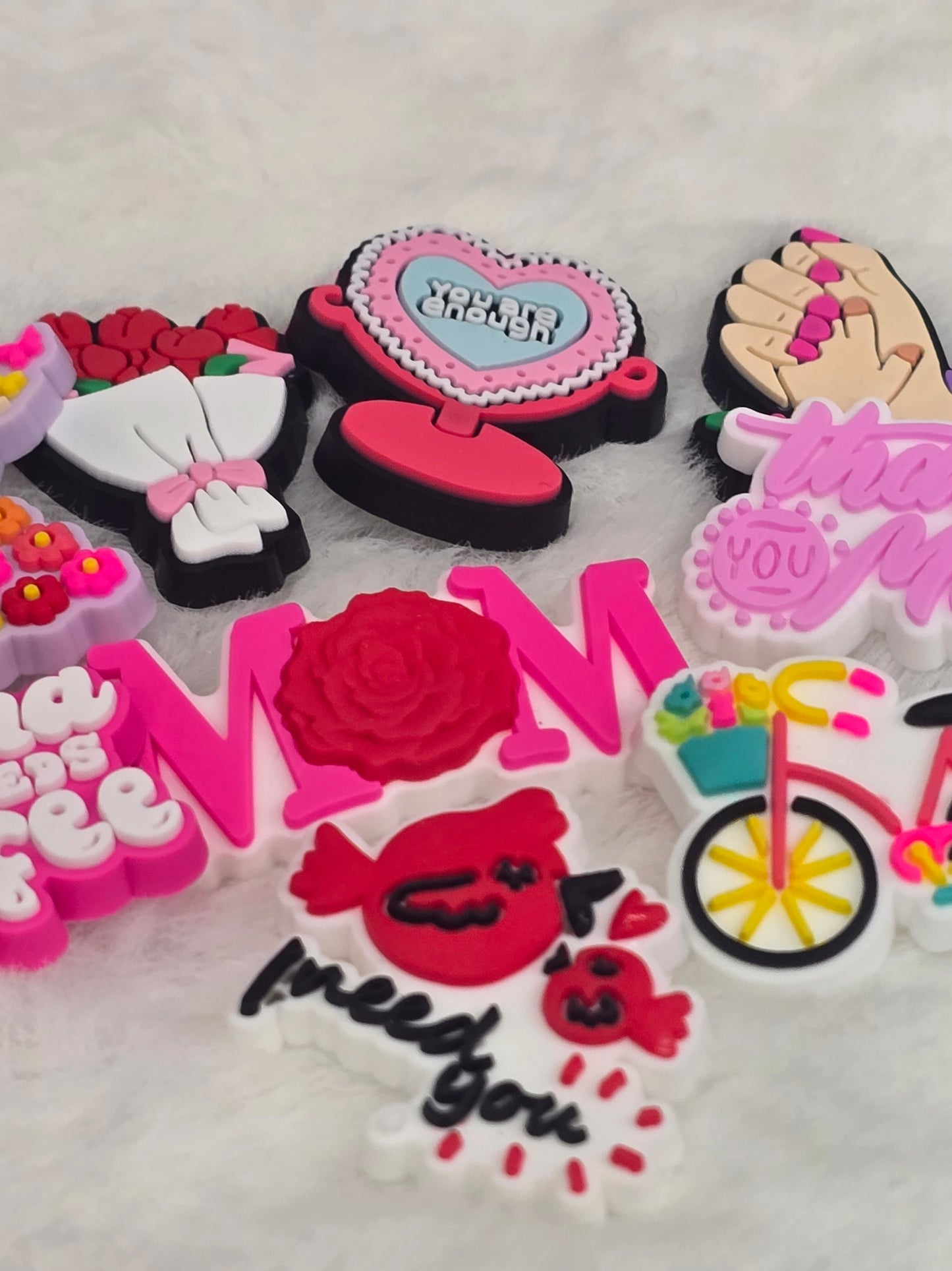 Croc Charms bundle-Mom mix- $7/10pcs