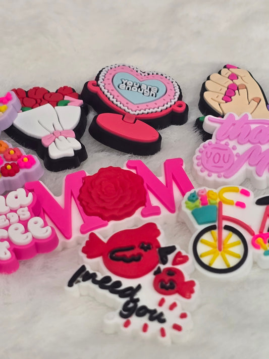 Croc Charms bundle-Mom mix- $7/10pcs