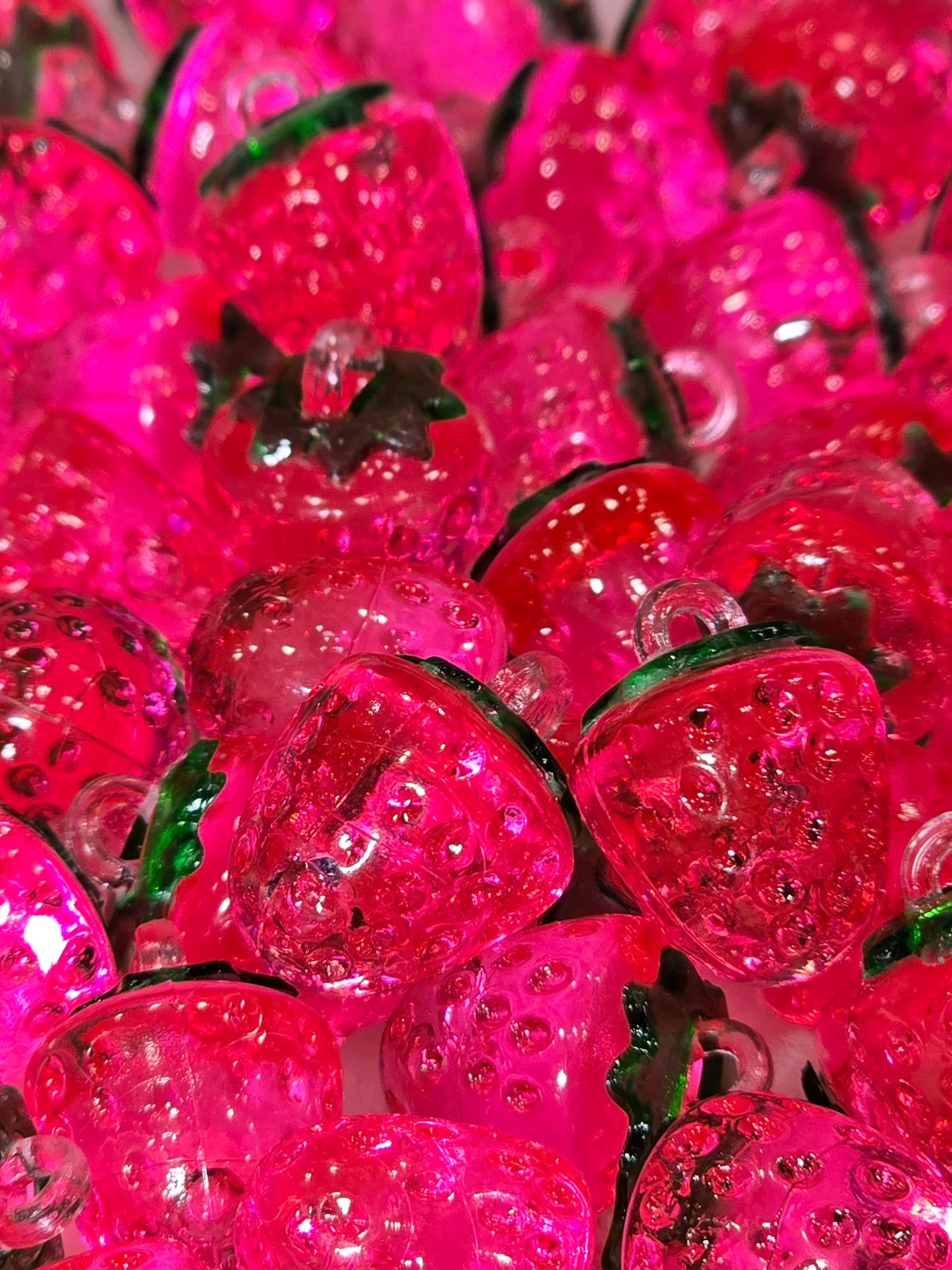 Strawberry - 3D Acrylic Pendant