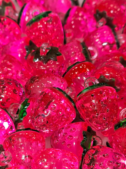Strawberry - 3D Acrylic Pendant