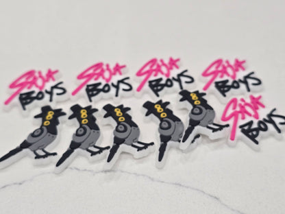 Saja boys and bird croc charms-  $7/10pcs