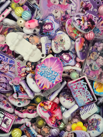 Character Theme Mix Beads- Kpop Demon Hunter Huntrix and Saja boys