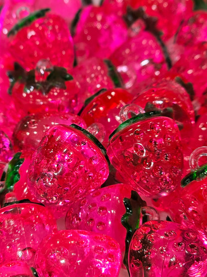 Strawberry - 3D Acrylic Pendant