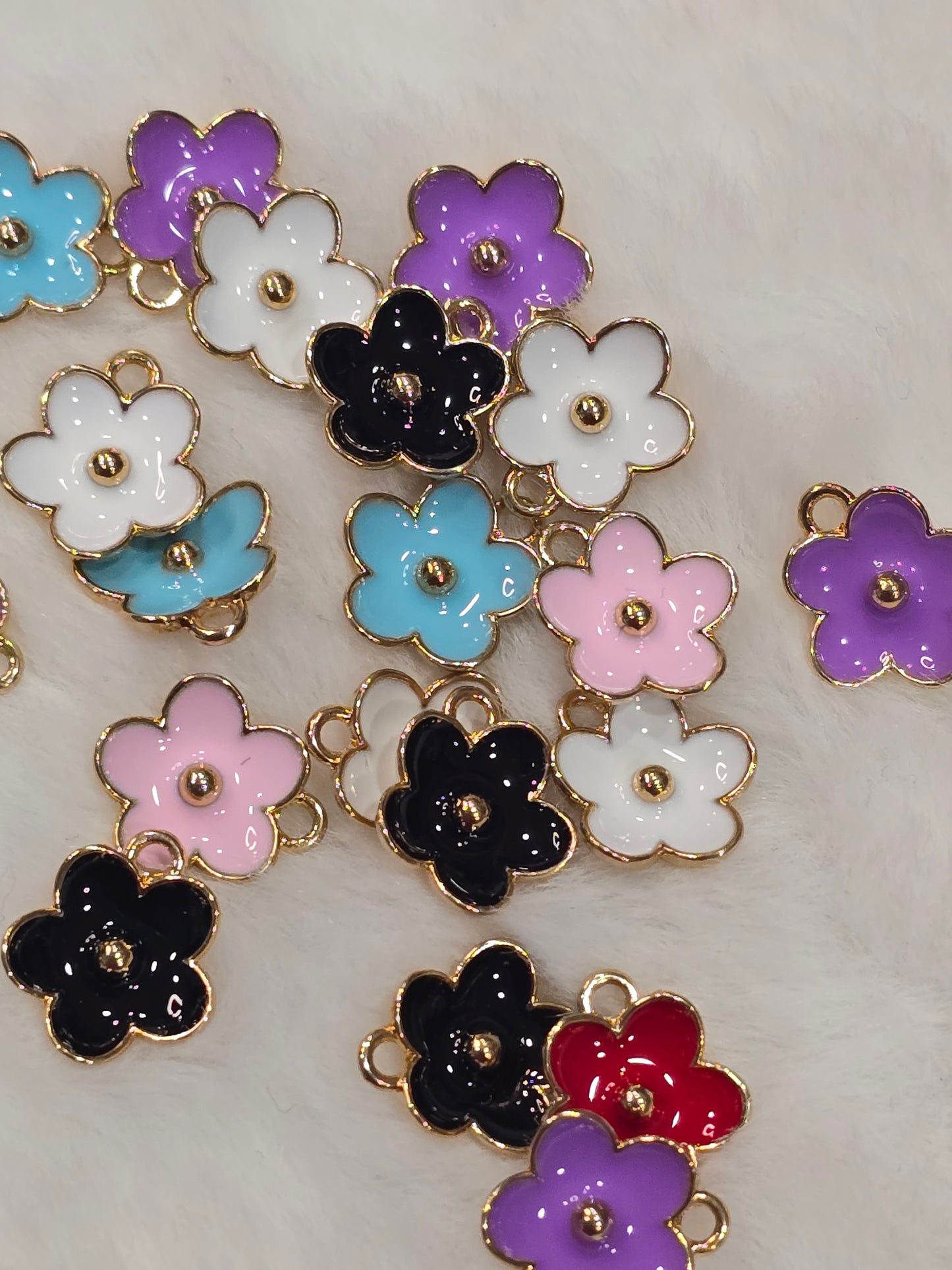 Floral- Metal pendant charms