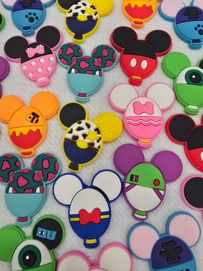 D1snEy heads croc charms -  $7/10pcs