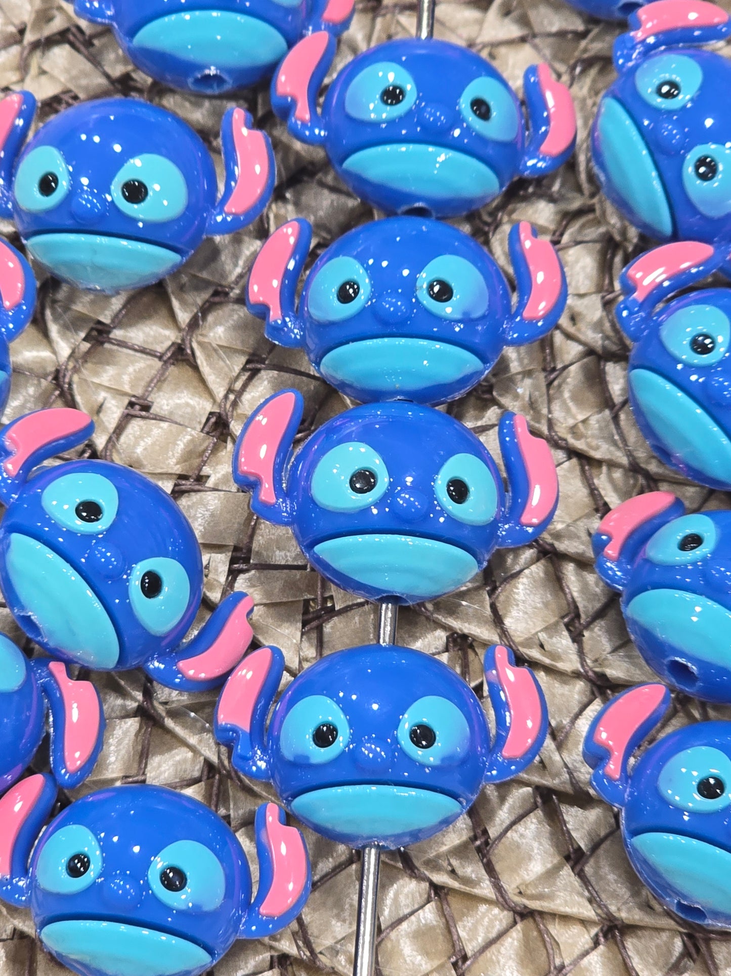 3D Blue Ailen - 5pcs/pack