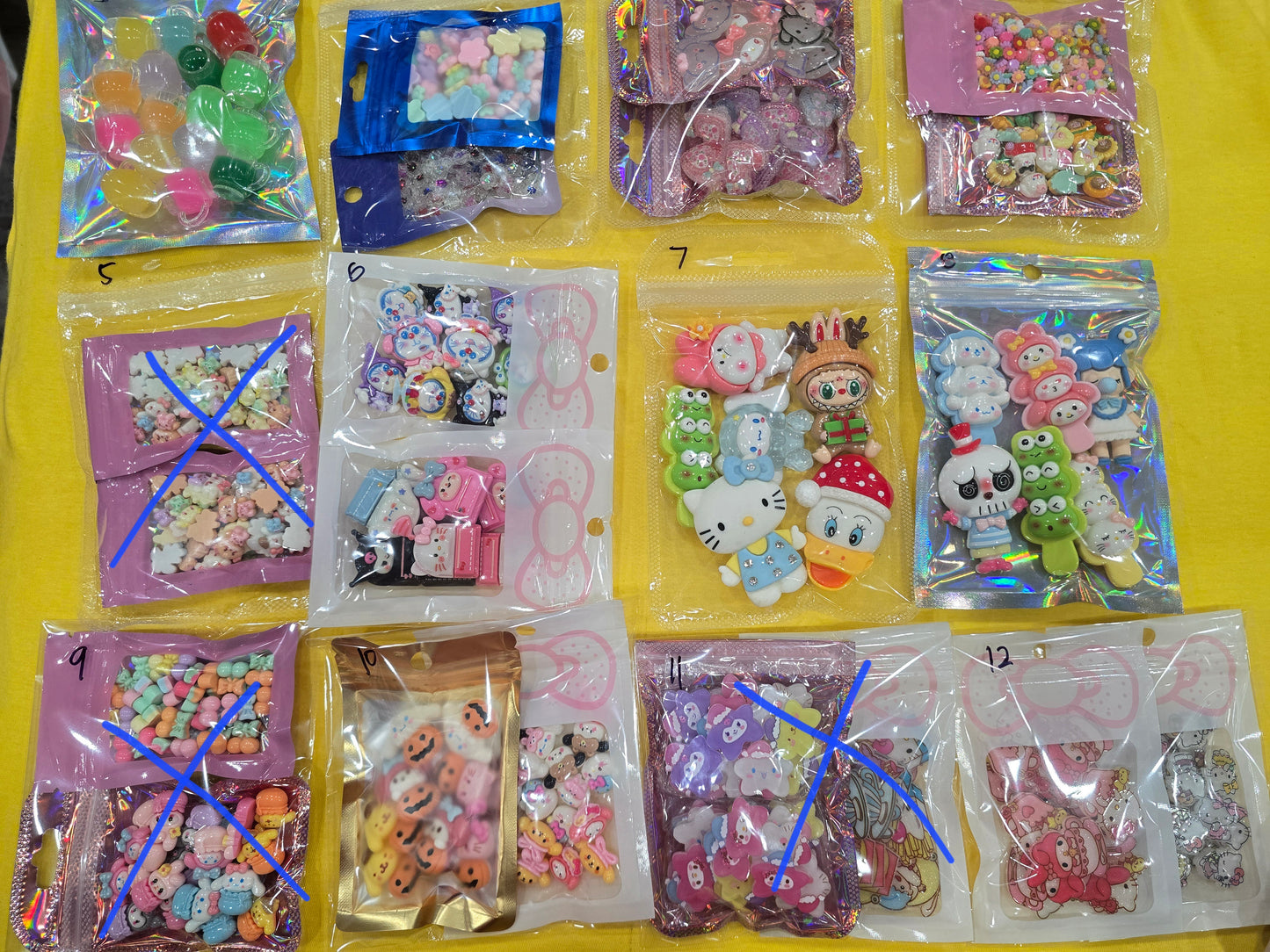 Clearance Charms flat back packs batch #2