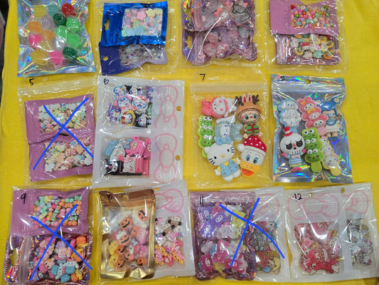 Clearance Charms flat back packs batch #2