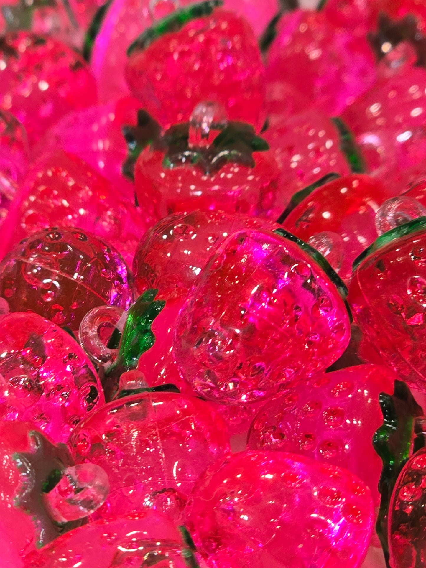 Strawberry - 3D Acrylic Pendant