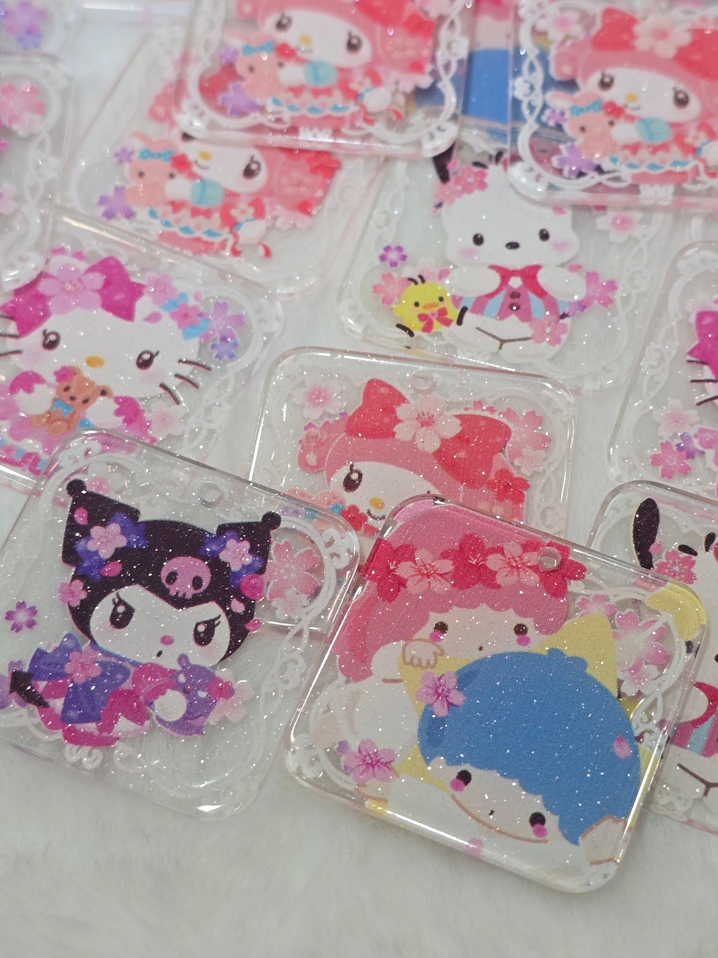 Laser Acrylics- Square SanriO Style 003