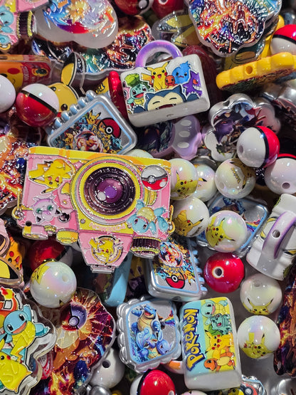 Character Theme Mix Beads-Poke