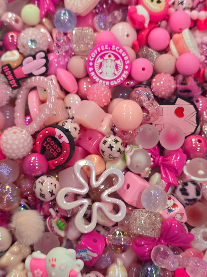 Pink Mix beads and focals