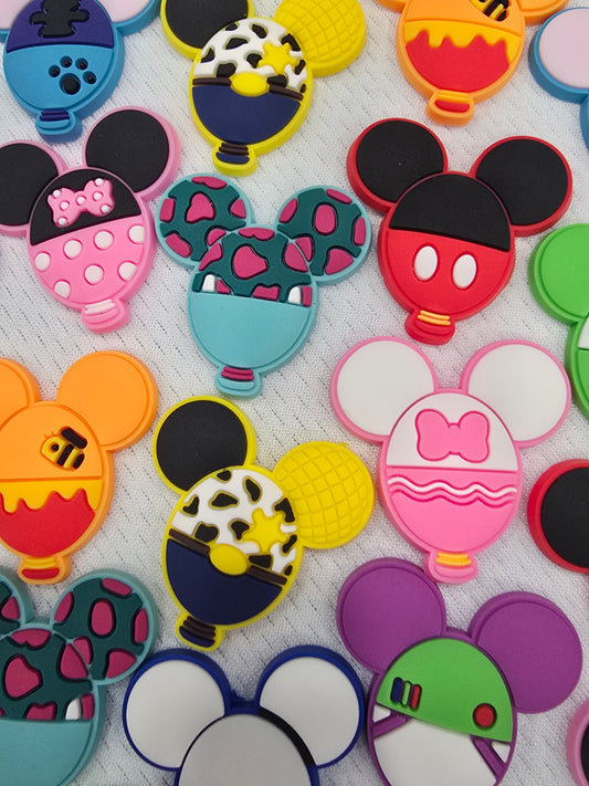 D1snEy heads croc charms -  $7/10pcs