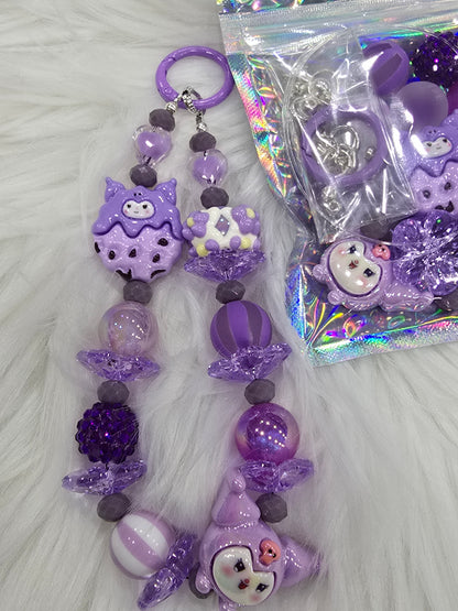 DIY Phone & Bag Keychain Kit – Kuko purple cookie
