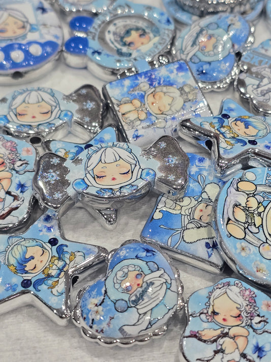 SP blue mix beads