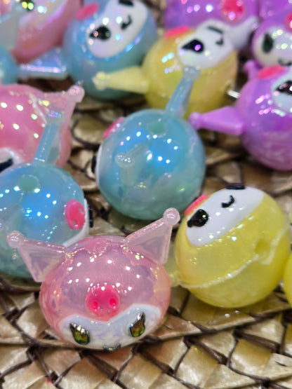 3D Kuromi Silicon beads 5pcs/set