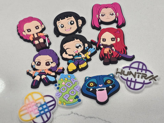 Kpop HUNTRIX bundle croc charms -  $7/10pcs