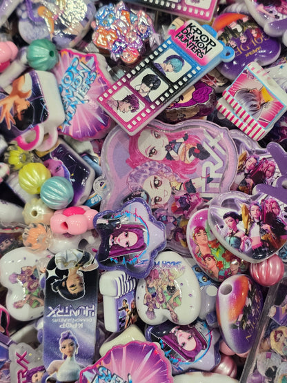 Character Theme Mix Beads- Kpop Demon Hunter Huntrix and Saja boys
