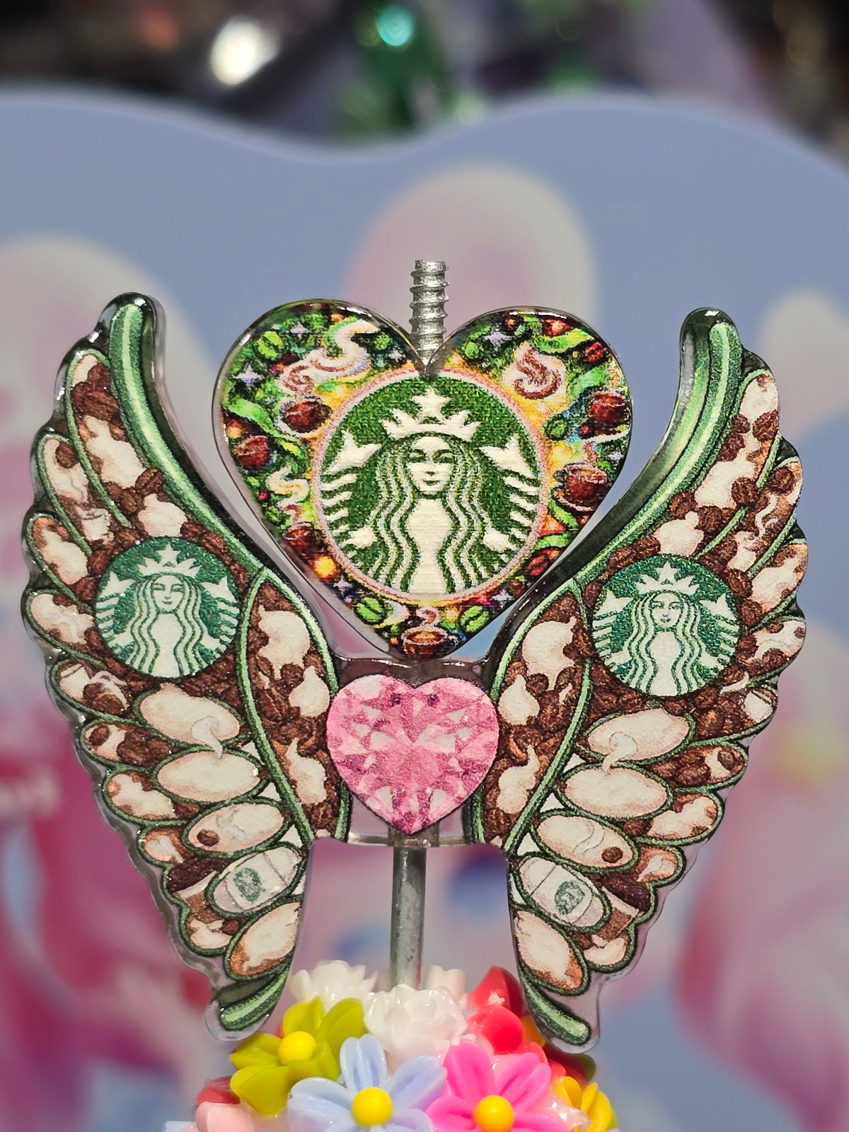 Acrylic bow set Focal- SB coffee