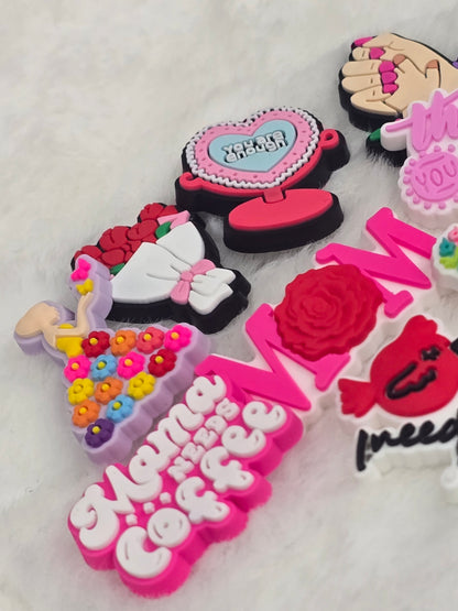 Croc Charms bundle-Mom mix- $7/10pcs