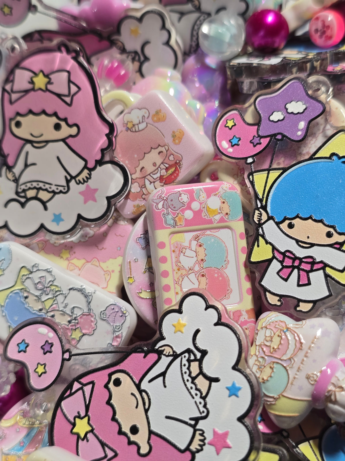 Character Theme Mix Beads-   twin stars
