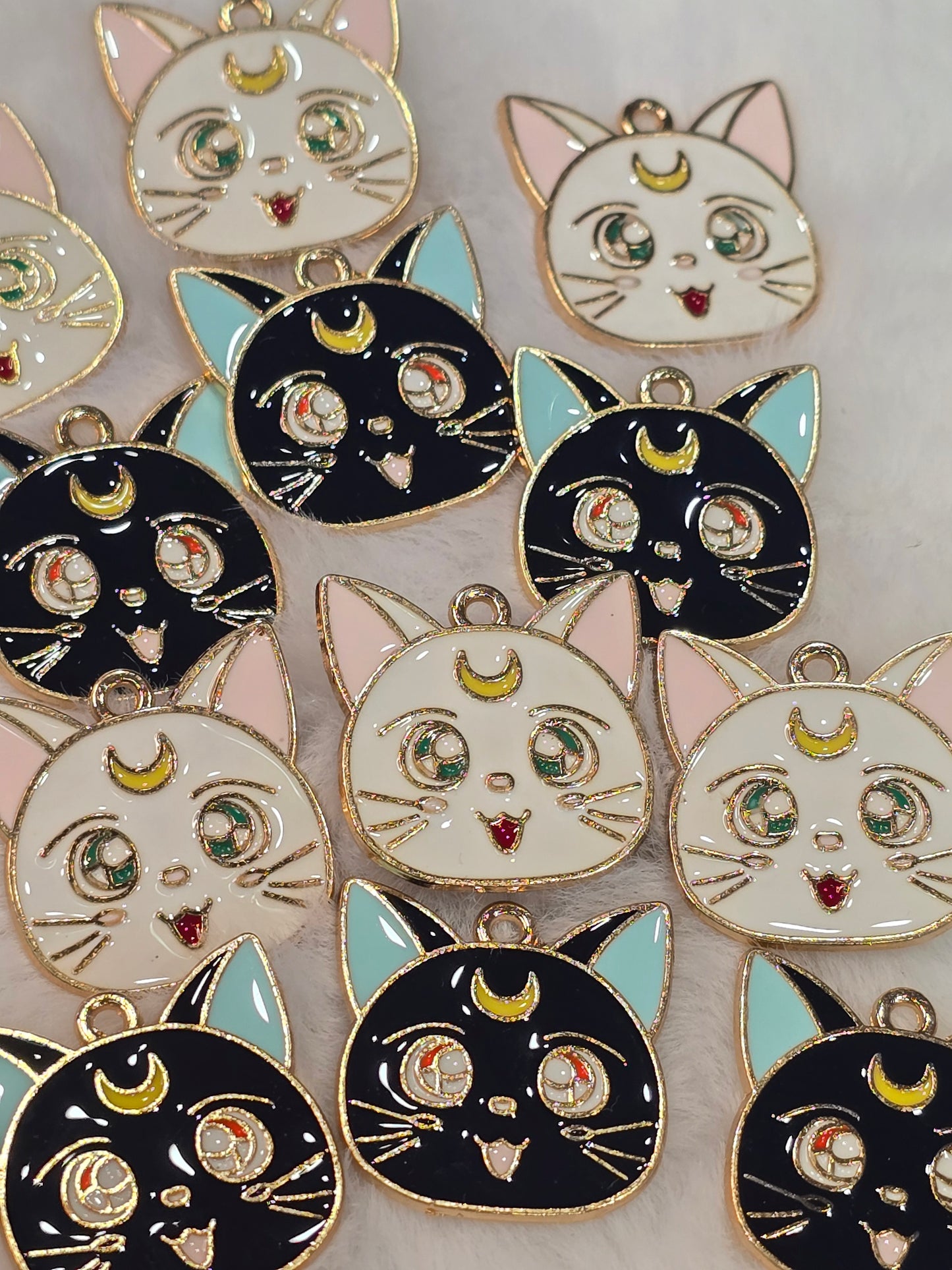 Sailor Moon Cat -Metal Charm Pendant