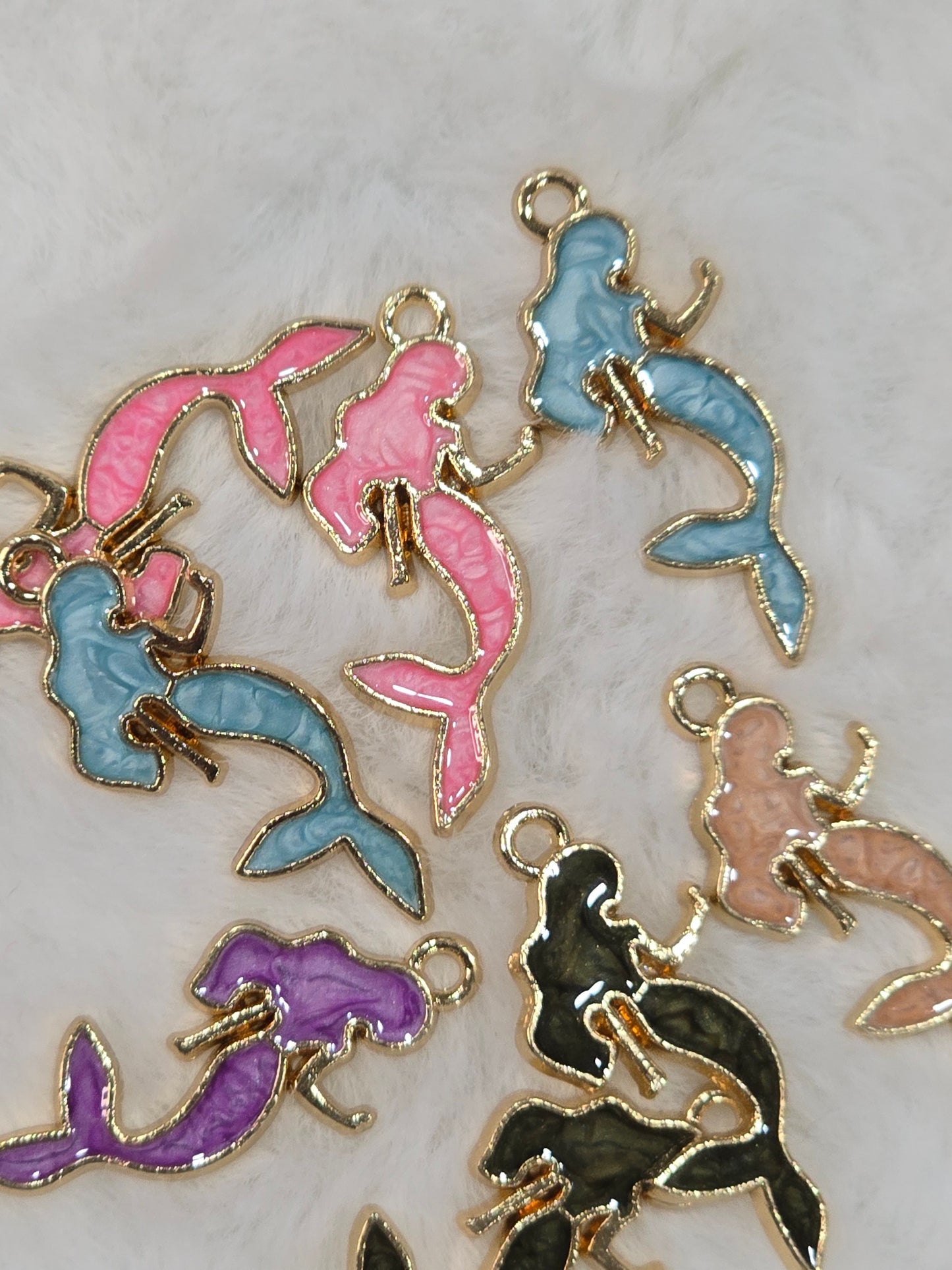 Mermaid Metal pendant charms