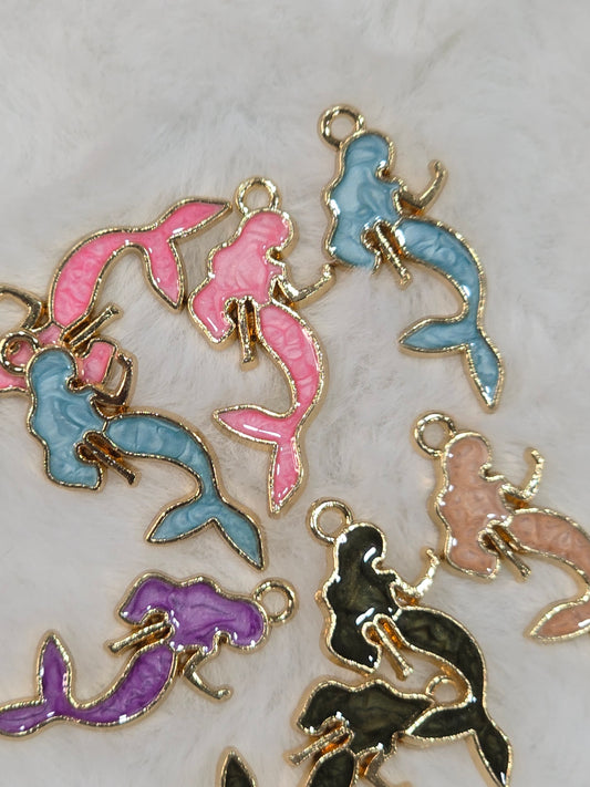 Mermaid Metal pendant charms